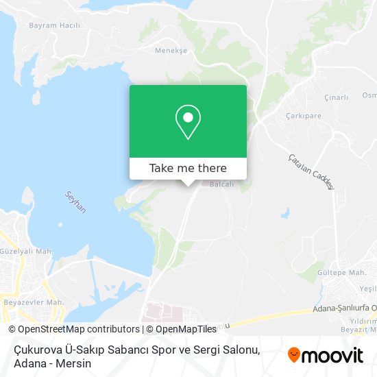 Çukurova Ü-Sakıp Sabancı Spor ve Sergi Salonu map