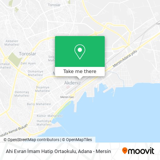 Ahi Evran İmam Hatip Ortaokulu map