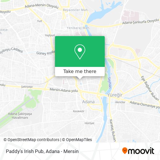 Paddy's Irish Pub map
