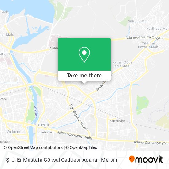 Ş. J. Er Mustafa Göksal Caddesi map