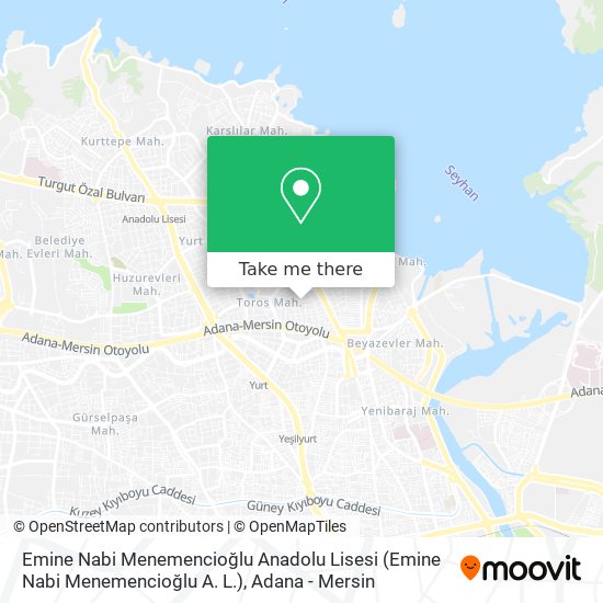 Emine Nabi Menemencioğlu Anadolu Lisesi (Emine Nabi Menemencioğlu A. L.) map