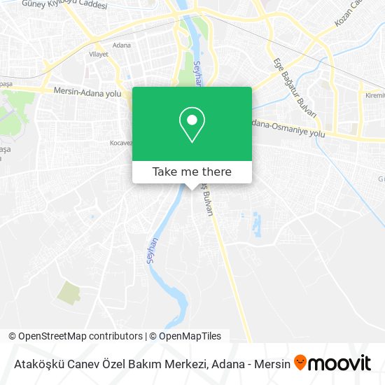 Ataköşkü Canev Özel Bakım Merkezi map