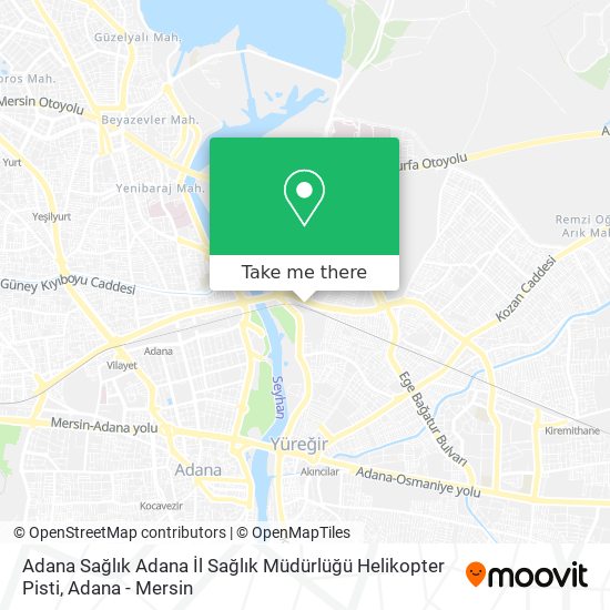 Adana Sağlık Adana İl Sağlık Müdürlüğü Helikopter Pisti map