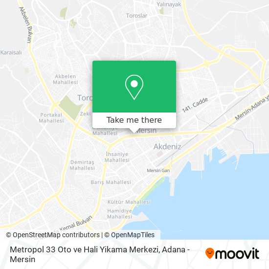 Metropol 33 Oto ve Hali Yikama Merkezi map