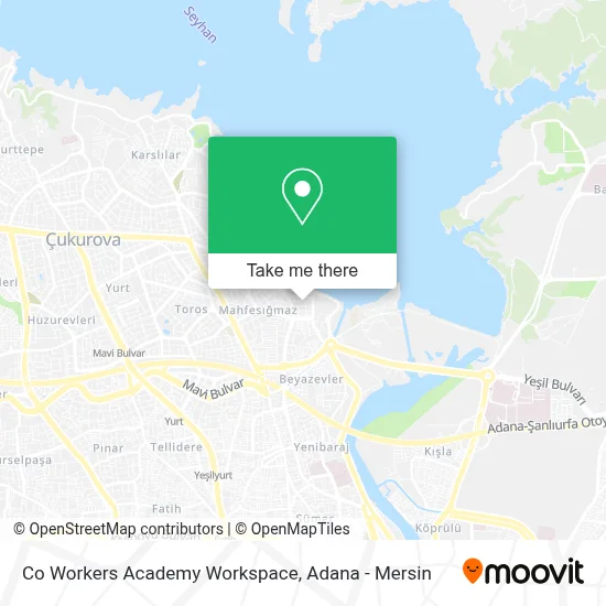Co Workers Academy Workspace map