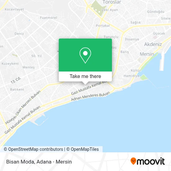 Bisan Moda map