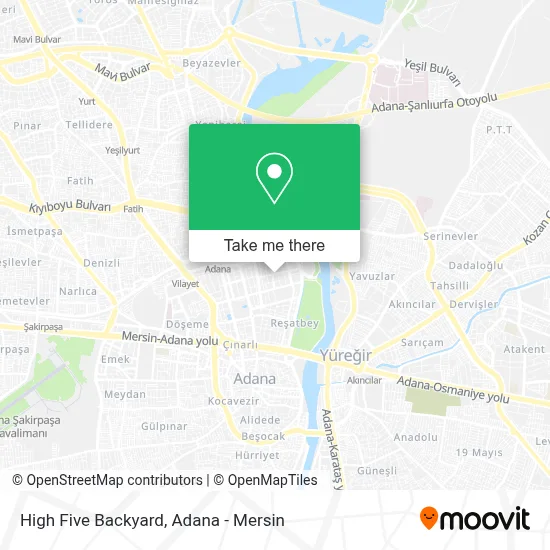 High Five Backyard map