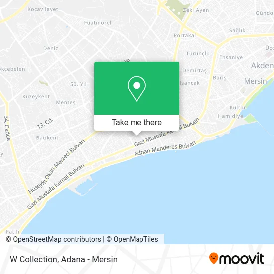 W Collection map