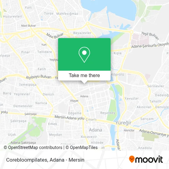Corebloompilates map