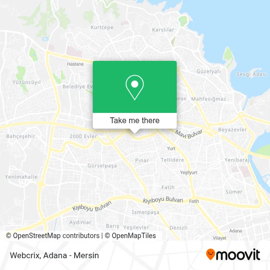 Webcrix map