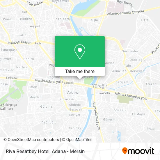 Riva Resatbey Hotel map