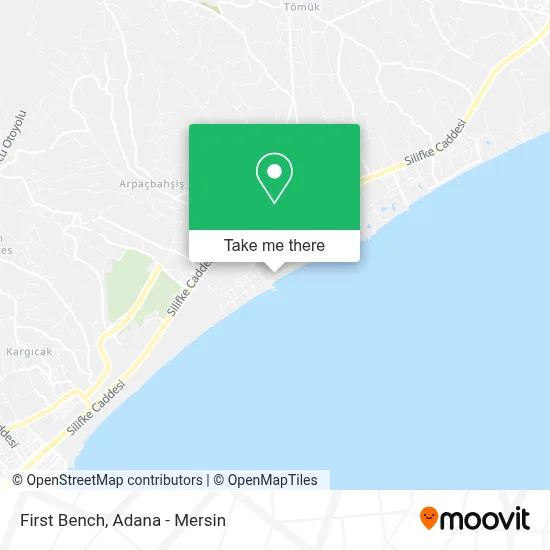 First Bench map