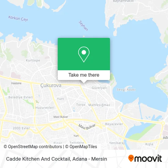 Cadde Kitchen And Cocktail map