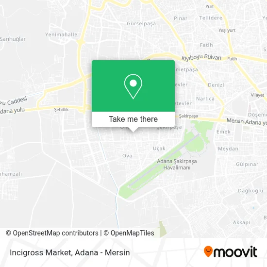 Incigross Market map