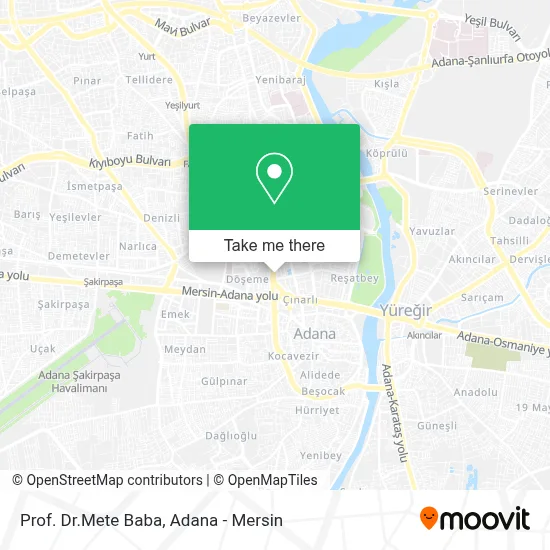 Prof. Dr.Mete Baba map
