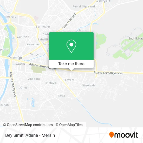 Bey Simit map