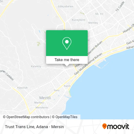 Trust Trans Line map