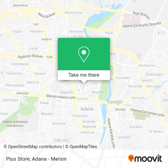Plus Store map