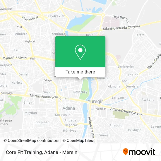 Core Fit Training map