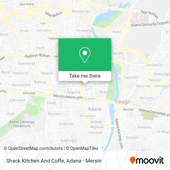 Shack Kitchen And Coffe map