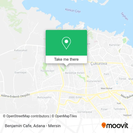 Benjamin Cafe map