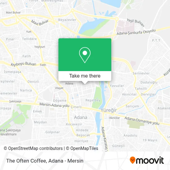 The Often Coffee map