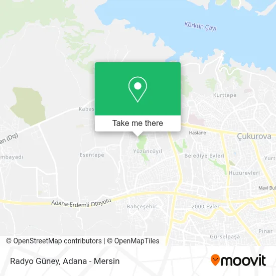 Radyo Güney map