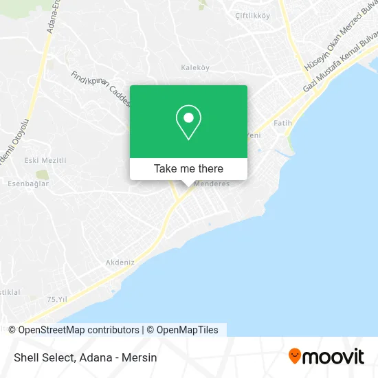 Shell Select map