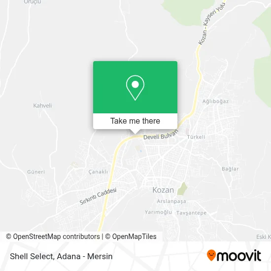 Shell Select map