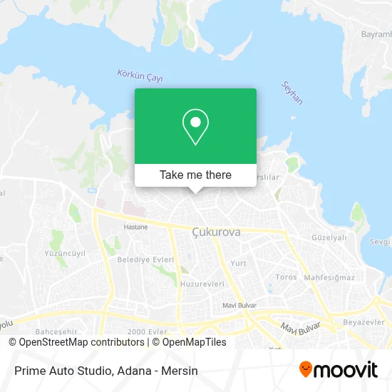 Prime Auto Studio map