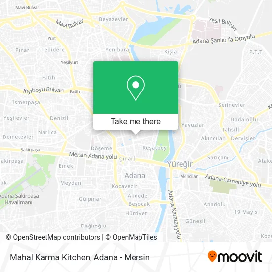 Mahal Karma Kitchen map