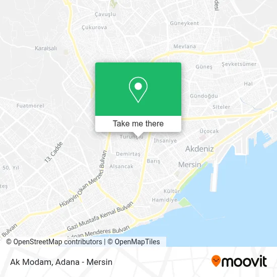 Ak Modam map