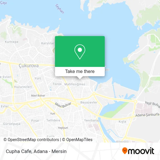 Cupha Cafe map
