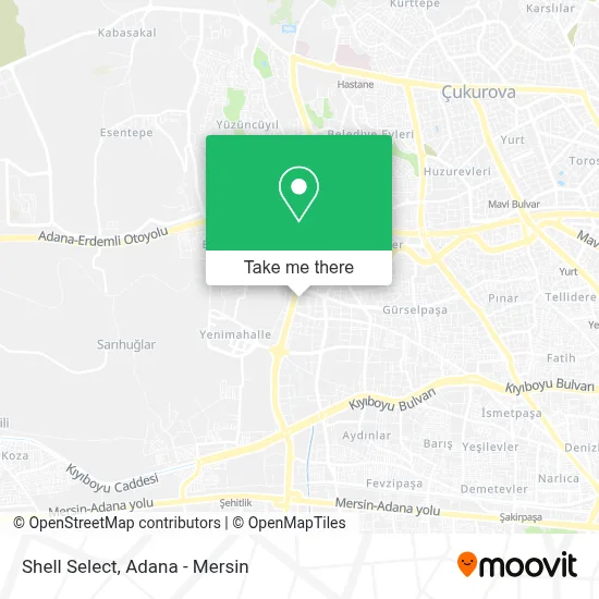 Shell Select map