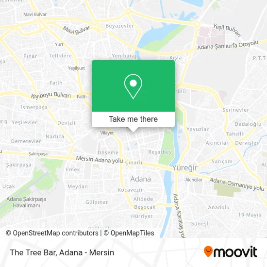 The Tree Bar map