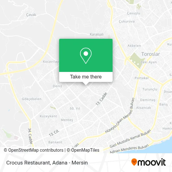 Crocus Restaurant map