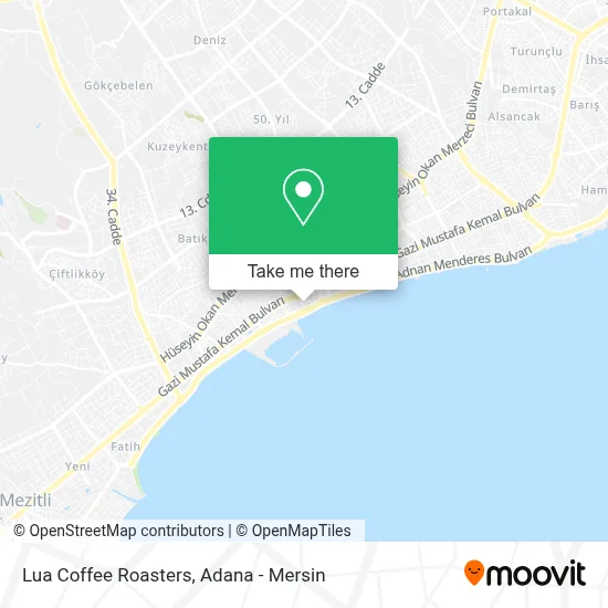 Lua Coffee Roasters map