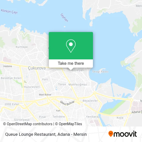 Queue Lounge Restaurant map