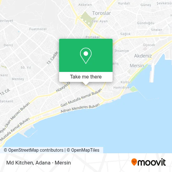 Md Kitchen map