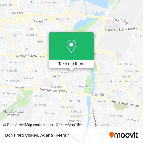 Bon Fried Chiken map