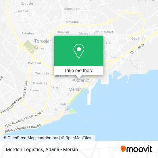 Merden Logistics map