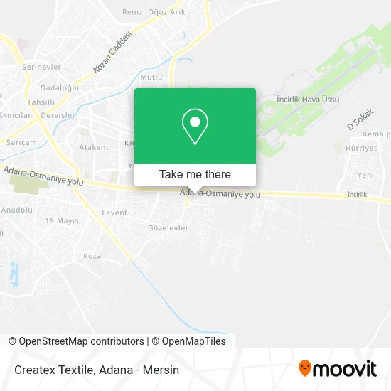 Createx Textile map
