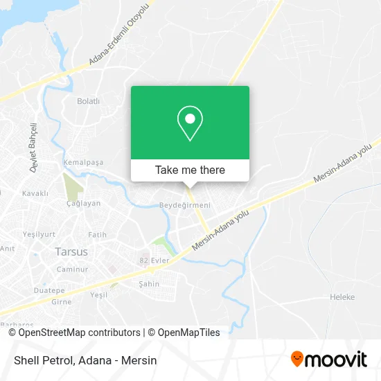 Shell Petrol map