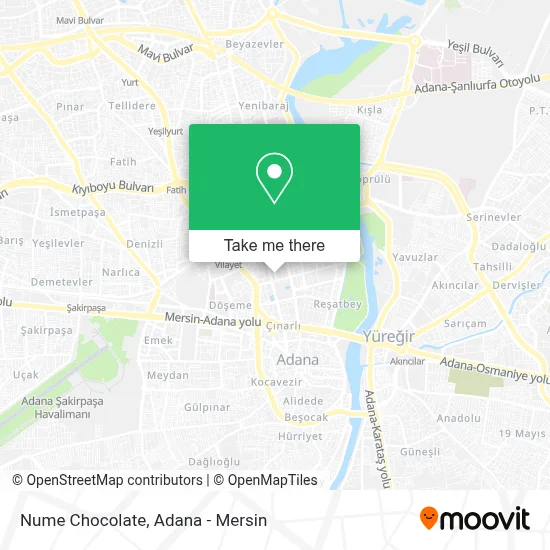Nume Chocolate map