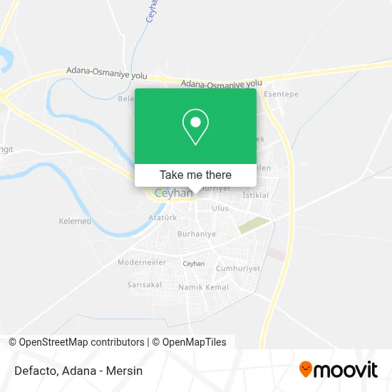 Defacto map