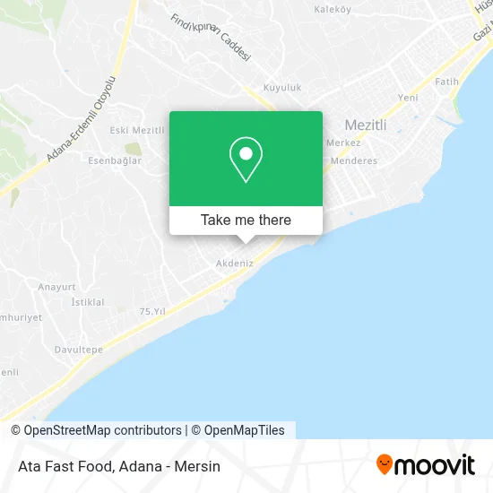 Ata Fast Food map
