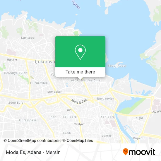 Moda Es map