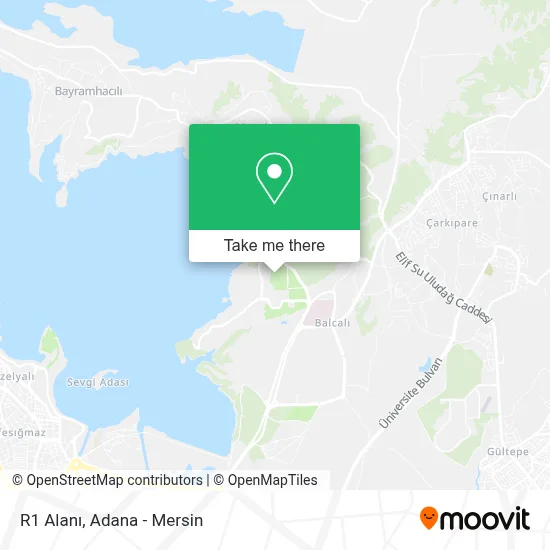 R1 Alanı map