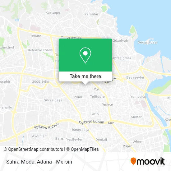 Sahra Moda map