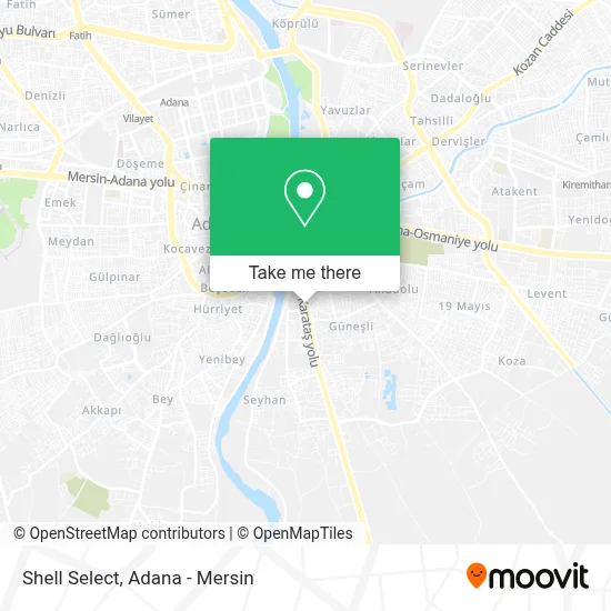 Shell Select map